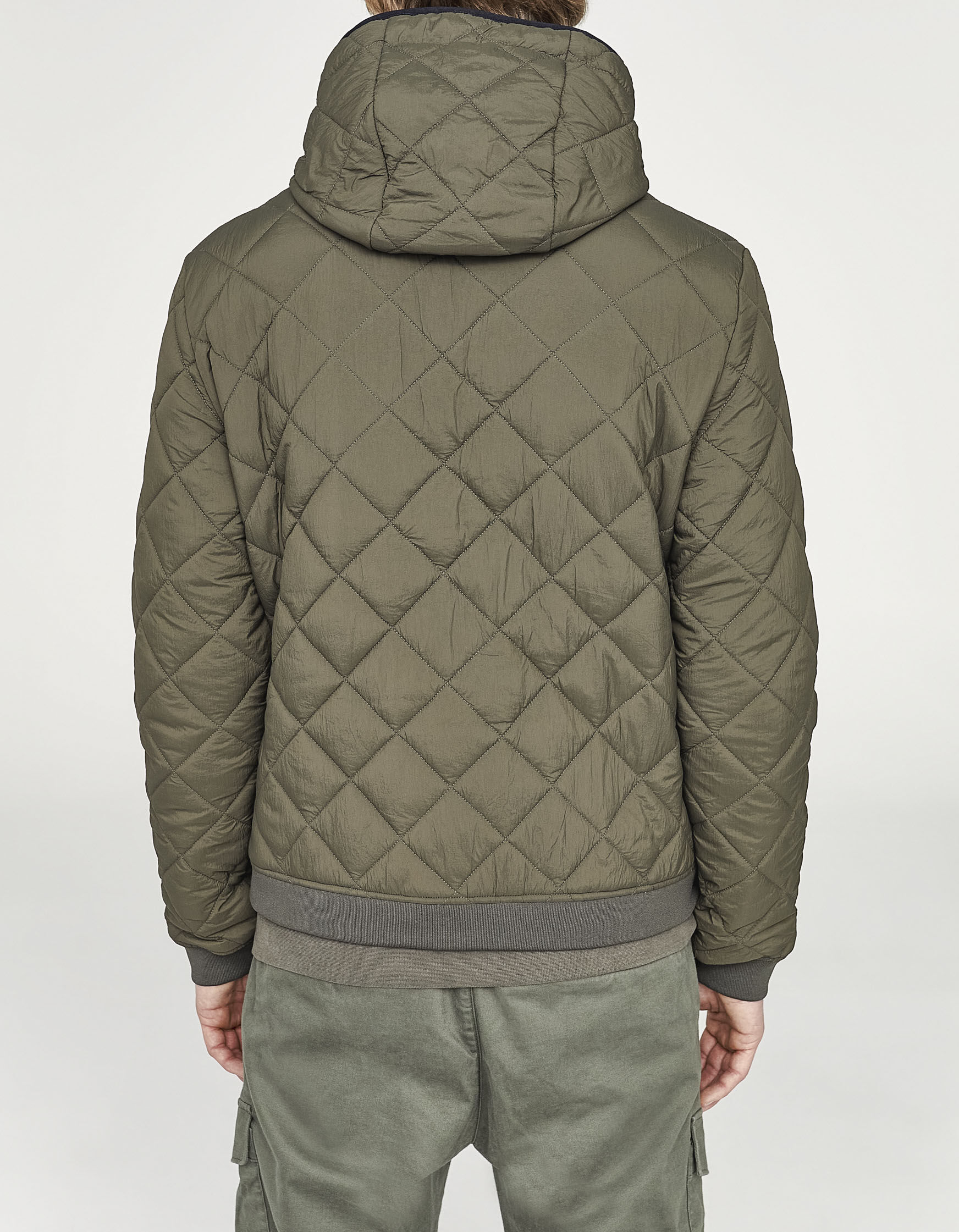Men s khaki light padded jacket
