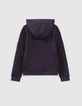 Marineblaues Jungensweatshirt mit Mesh-Details-3