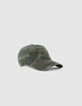 Damen-Kappe in Khaki mit Camouflage-Muster-1