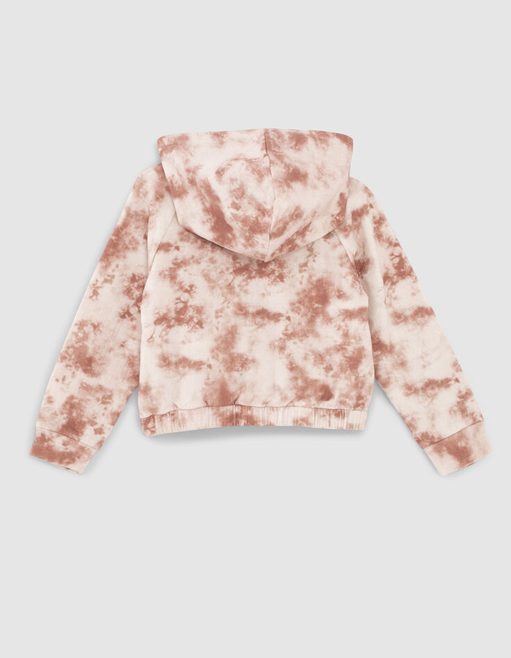 Girls’ ecru tie-dye heart sport sweatshirt-4
