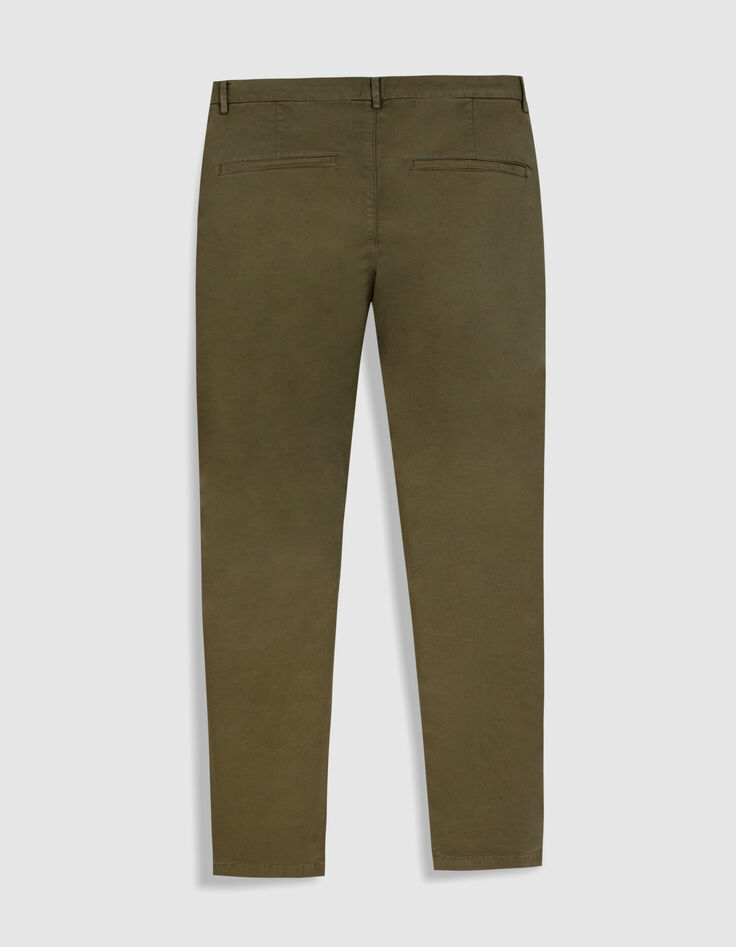 Pantalon chino slim kaki Homme-2