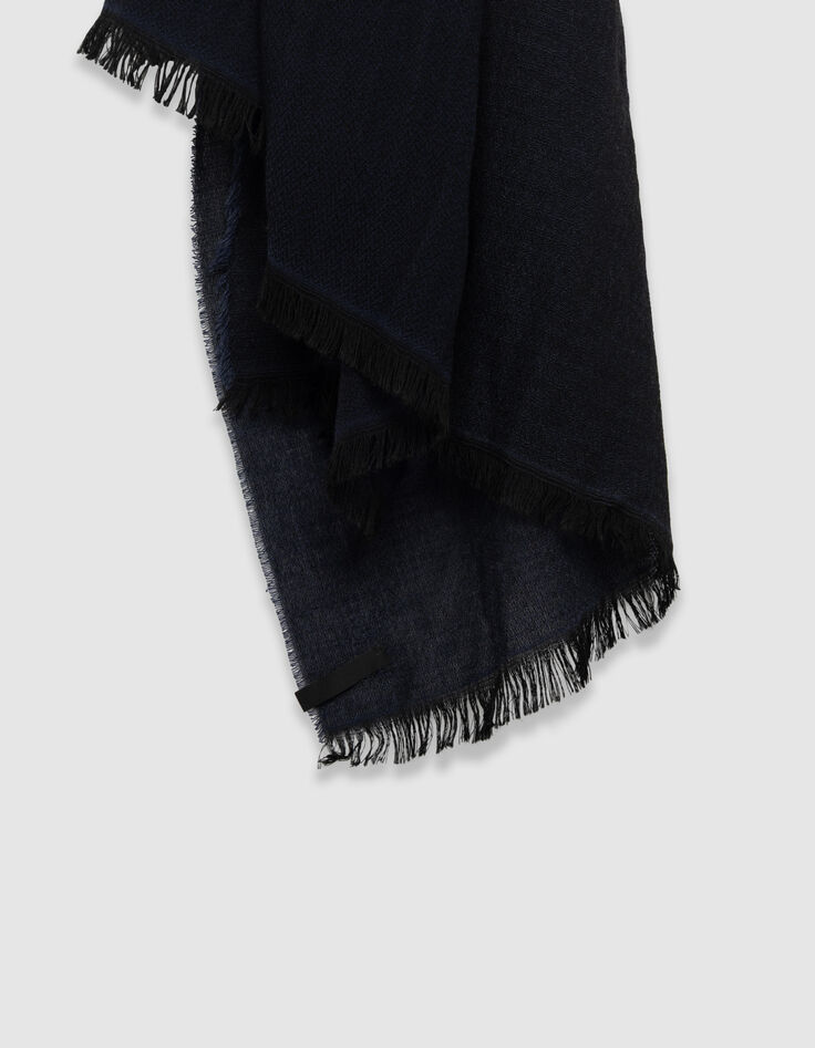 Fular azul marino espigas imitaci&oacute;n hombre-4