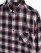 Chemise regular vermillon à carreaux Homme-5