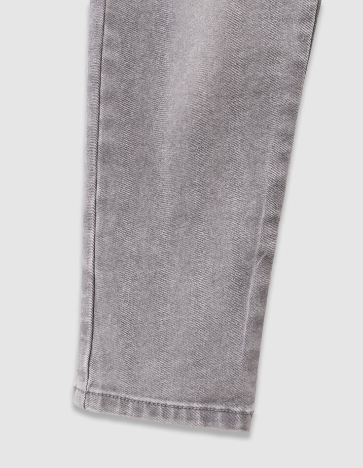 Jungen-Jogginghose mit elastischem Bund in Grau-7 Jungen-Jogginghose mit elastischem Bund in Grau-7