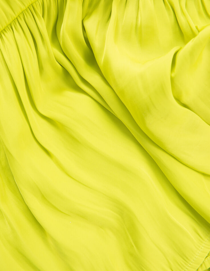 Anisgr&uuml;nes Damenkleid mit Knitteroptik-8