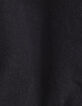 Short en jean noir Waterless bords frangés fille-8