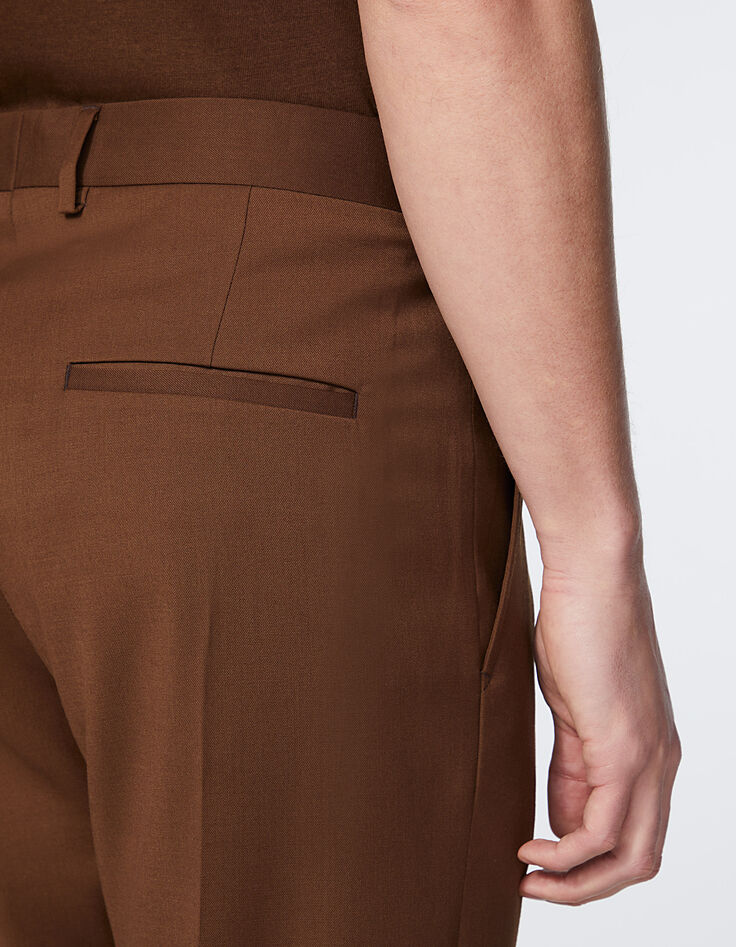 Mokka CROPPED kostuumbroek TRAVEL SUIT Heren-5