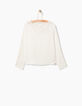 Ecru blouse meisjes-1