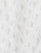 Ecru fine knit back/front reversible cardigan-8