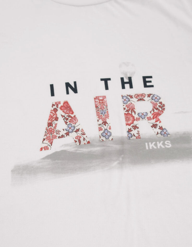Boys’ white slogan T-shirt-3