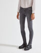 Grijze low waist slim jeans sculpt up-coupe dames-2