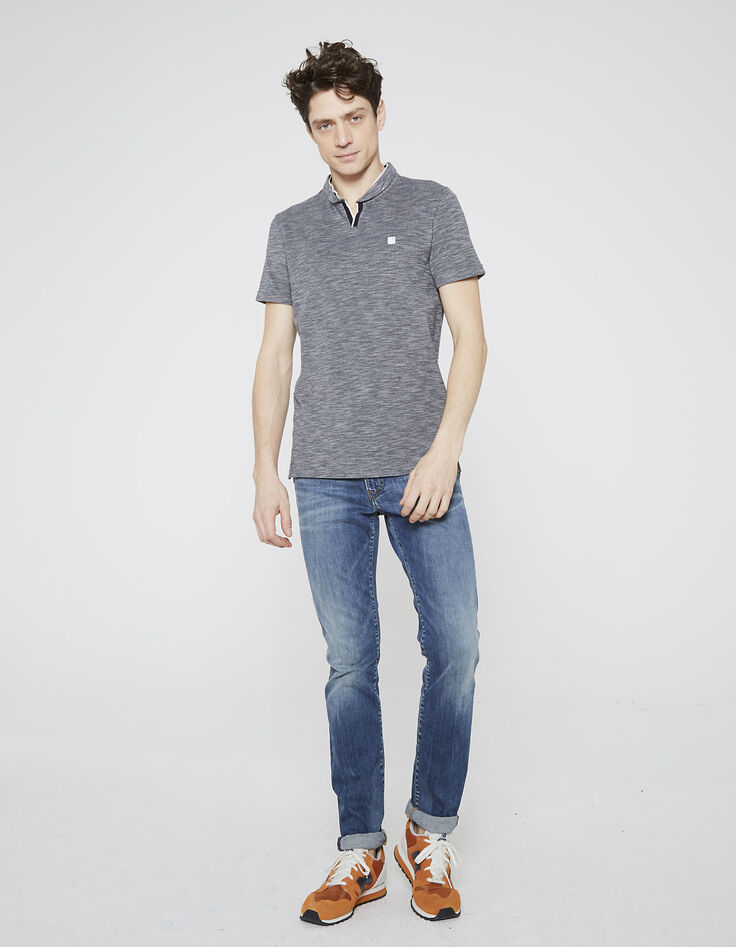 Polo jaspeado hombre-2