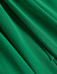 Women's green long dress with draped straps-6