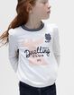 Camiseta blanca bruja Harry Potter niña-1