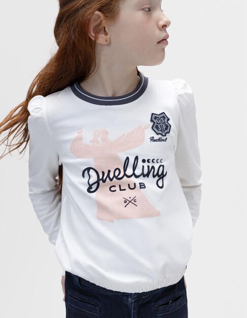 Camiseta blanca bruja Harry Potter niña - IKKS