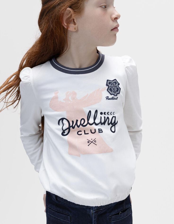 Camiseta blanca bruja Harry Potter niña-1 Camiseta blanca bruja Harry Potter niña-1