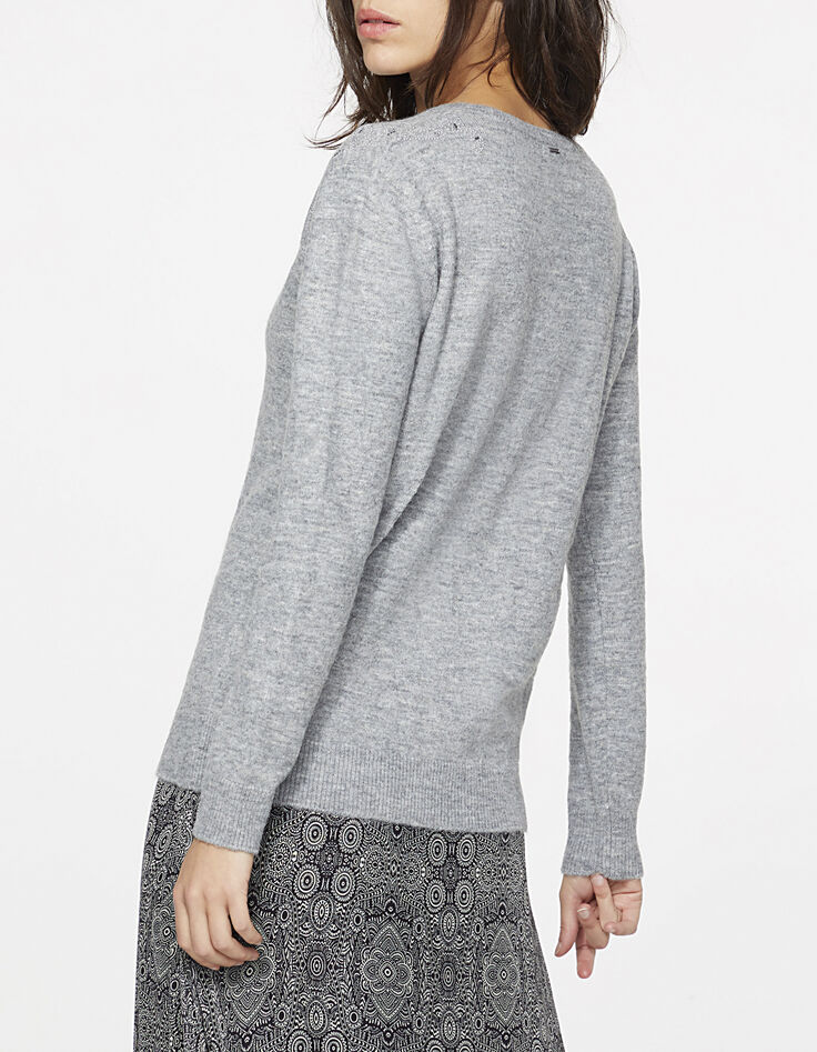 Jersey punto mullido leopardos strass hombros mujer-3