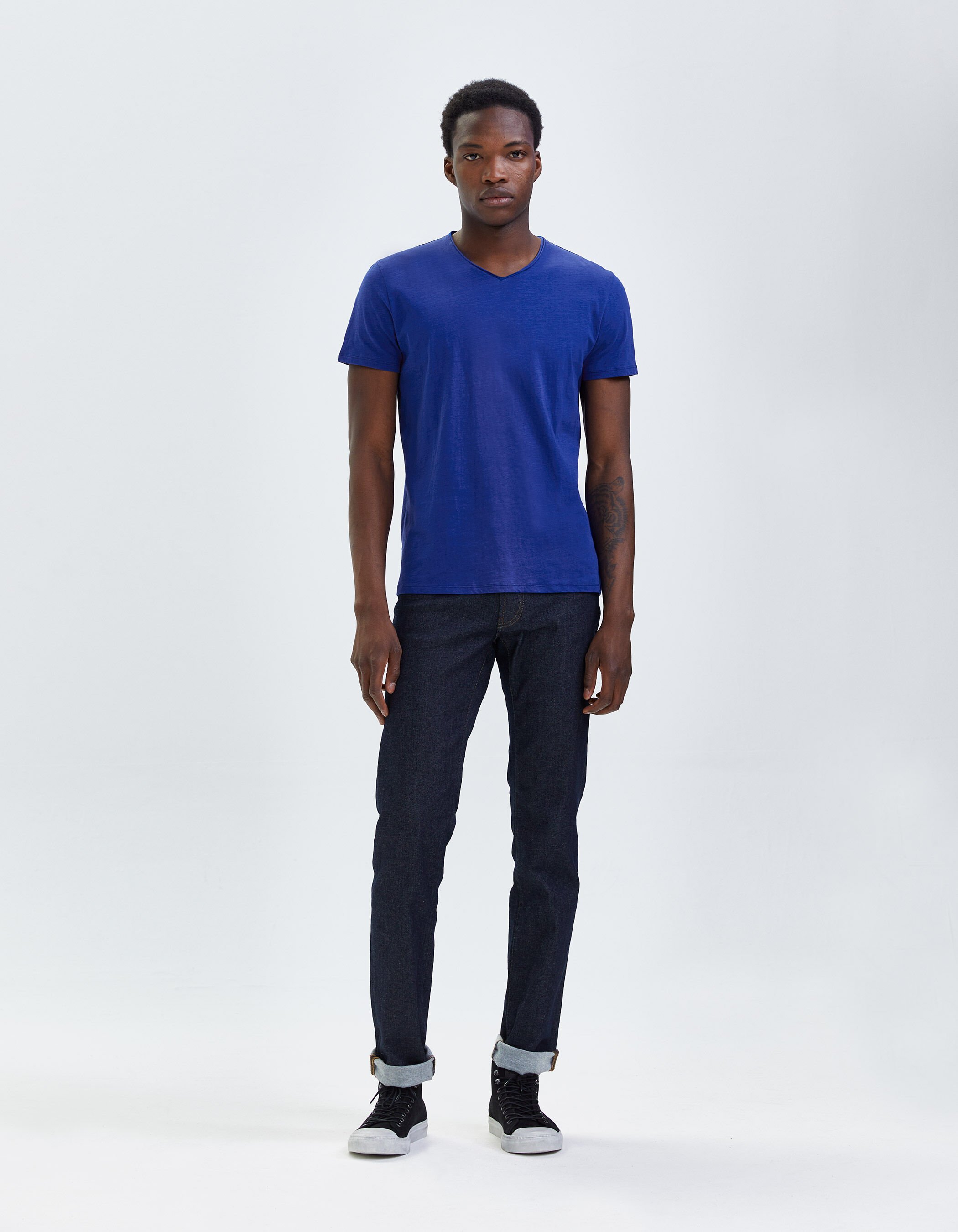 Tee shirt clearance bleu homme
