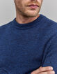 Jersey de punto cobalto para hombre-4