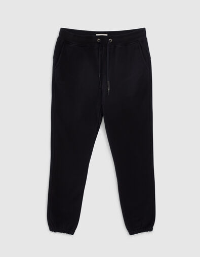 Men&rsquo;s navy sweatshirt fabric joggers - IKKS
