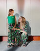 Girls’ black LENZING™ ECOVERO™ tropical trousers-2