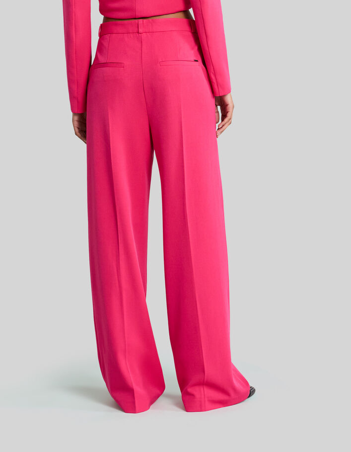 Pantalon tailleur fuchsia Femme