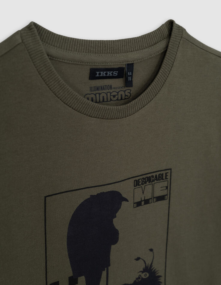 Boy's Gru MINIONS khaki organic cotton visual T-shirt-6 Boy's Gru MINIONS khaki organic cotton visual T-shirt-6