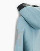 Cardigan vert de gris à capuche IKKS Experience garçon -7
