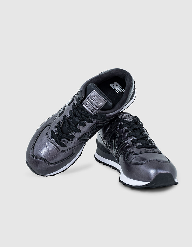 Women&rsquo;s grey New Balance&reg; trainers-7