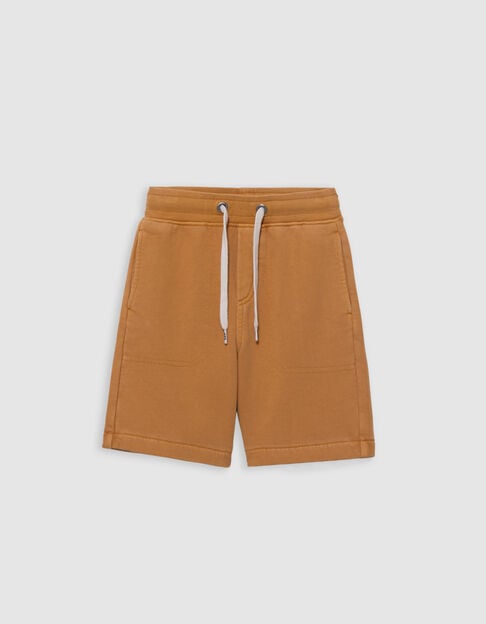 Short molleton camel gar&ccedil;on - IKKS