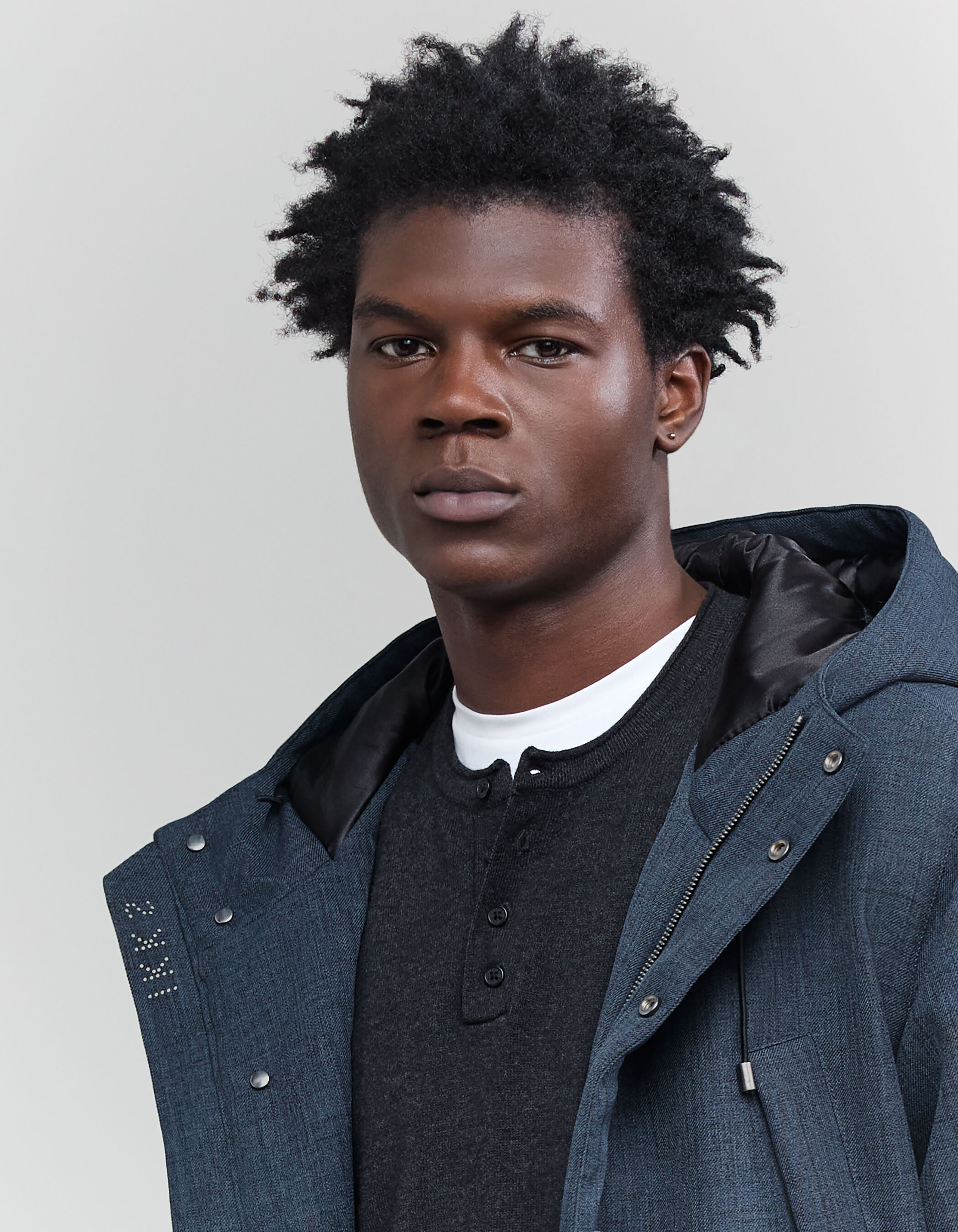 Denim parka coat cheap