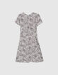 Robe blanc cass&eacute; Ecovero&reg; imprim&eacute; c&oelig;urs fille-3