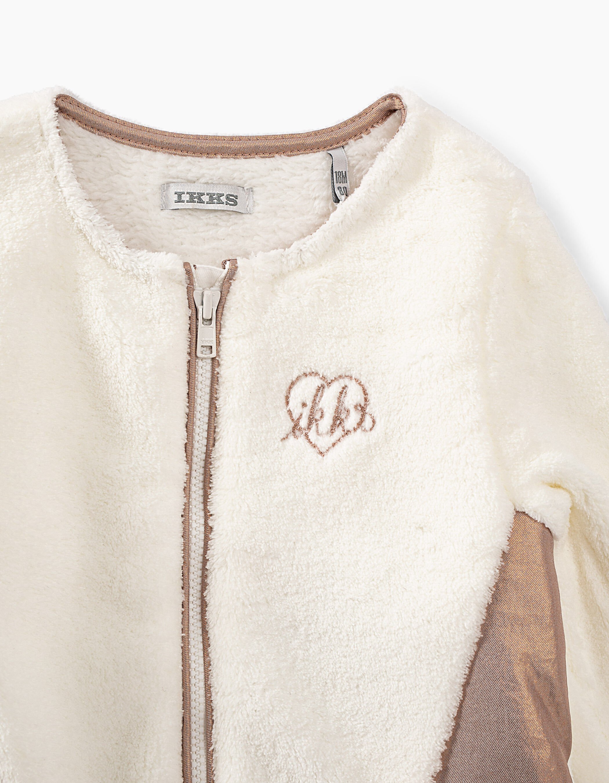 Baby faux fur cardigan on sale