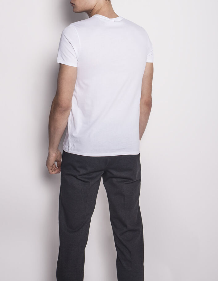 Camiseta blanca hombre - IKKS