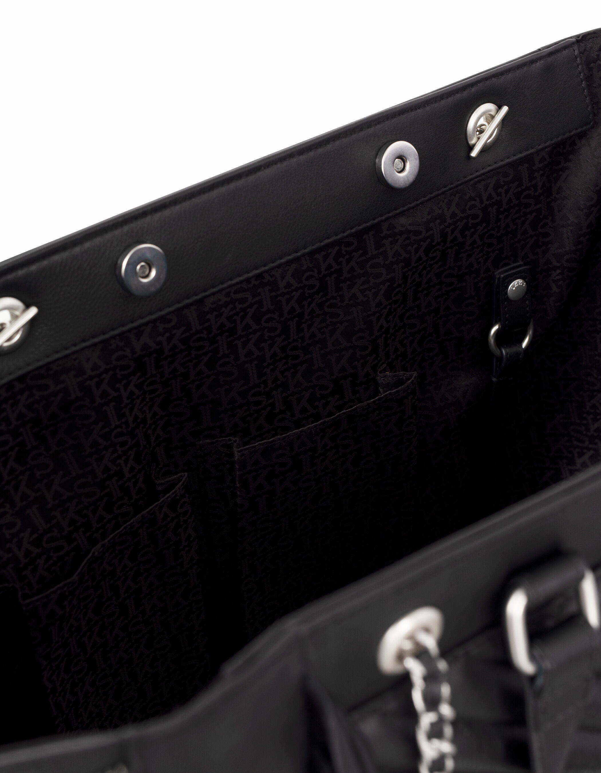 Sac ikks noir franges on sale