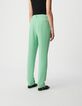 Gr&uuml;ne Anzughose aus recyceltem Polyester f&uuml;r Damen-3
