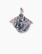 Cuello gris jaspeado estampado fotos niño -1