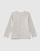Boys’ grey T-shirt with skull-writing-3