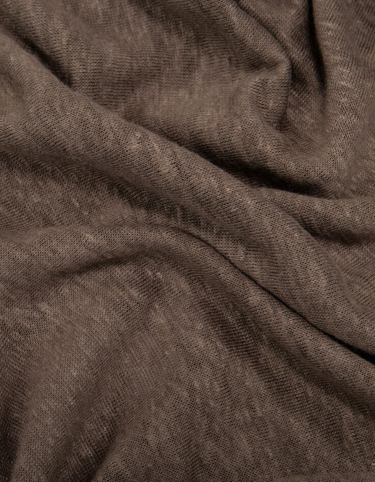 Tee-shirt kaki visuel blason symbole paix Femme-5