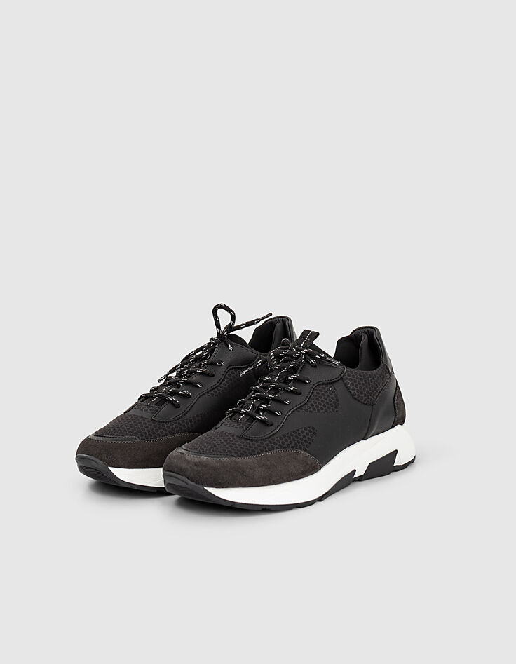 Sneakers basses noires URBAN LAB Homme-2
