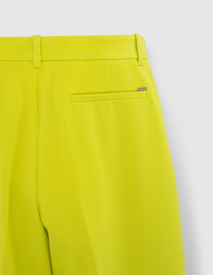 Women's lime green suit trousers-4