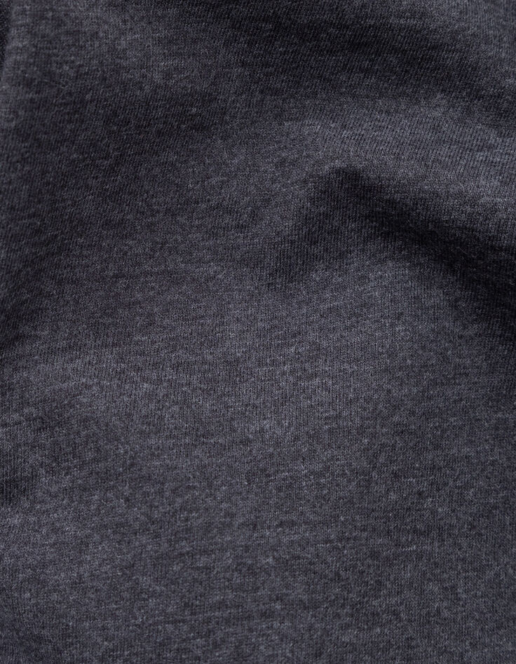 Graues Mädchen-T-Shirt mit Glitzermotiven und Nieten-10
