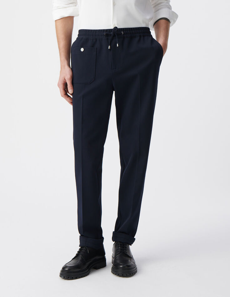 JOGGER azul marino bolsillo parche hombre-2