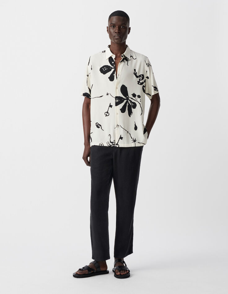 Chemise REGULAR craie imprimé maxi astro Homme-1 Chemise REGULAR craie imprimé maxi astro Homme-1