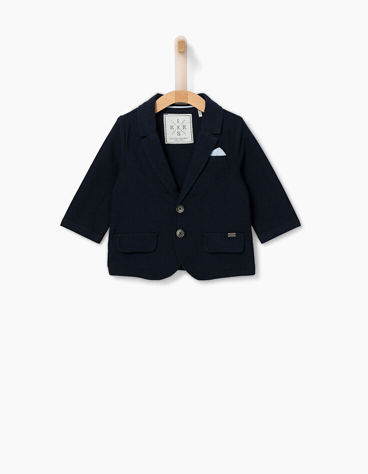Veste de costume navy bébé garçon-1