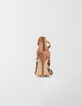 Women’s camel fine-heeled sandals-3
