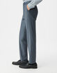Pantalon de costume bleu TRAVEL SUIT Homme-4