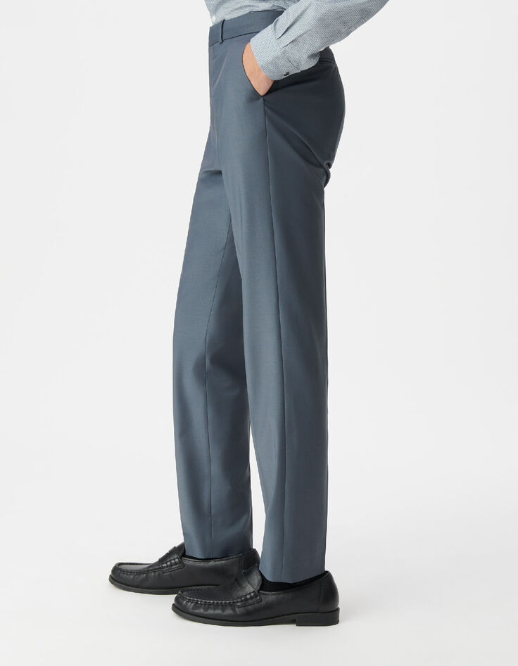 Pantalon de costume bleu TRAVEL SUIT Homme-4