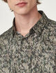 Camisa SLIM caqui estampado camuflaje Hombre-2