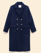 Manteau long marine esprit caban I.Code-6